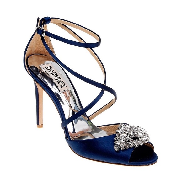 Badgley Mischka Shoes - Badgley Mischka | BNIB Tatum Satin Ankle Pumps